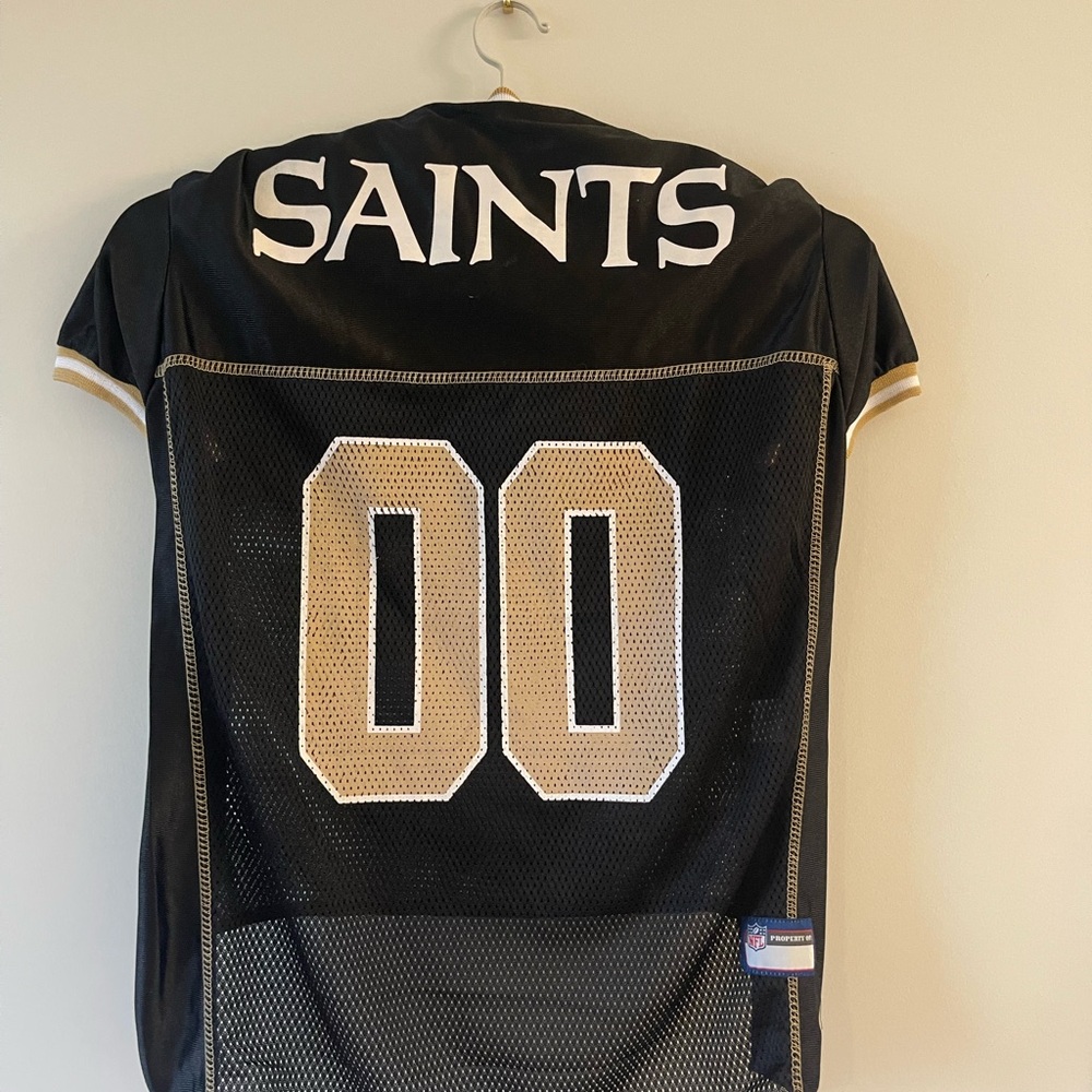 NFL New Orleans Saints Dog Jersey, XX-Large (up to 120 lbs) NWOT